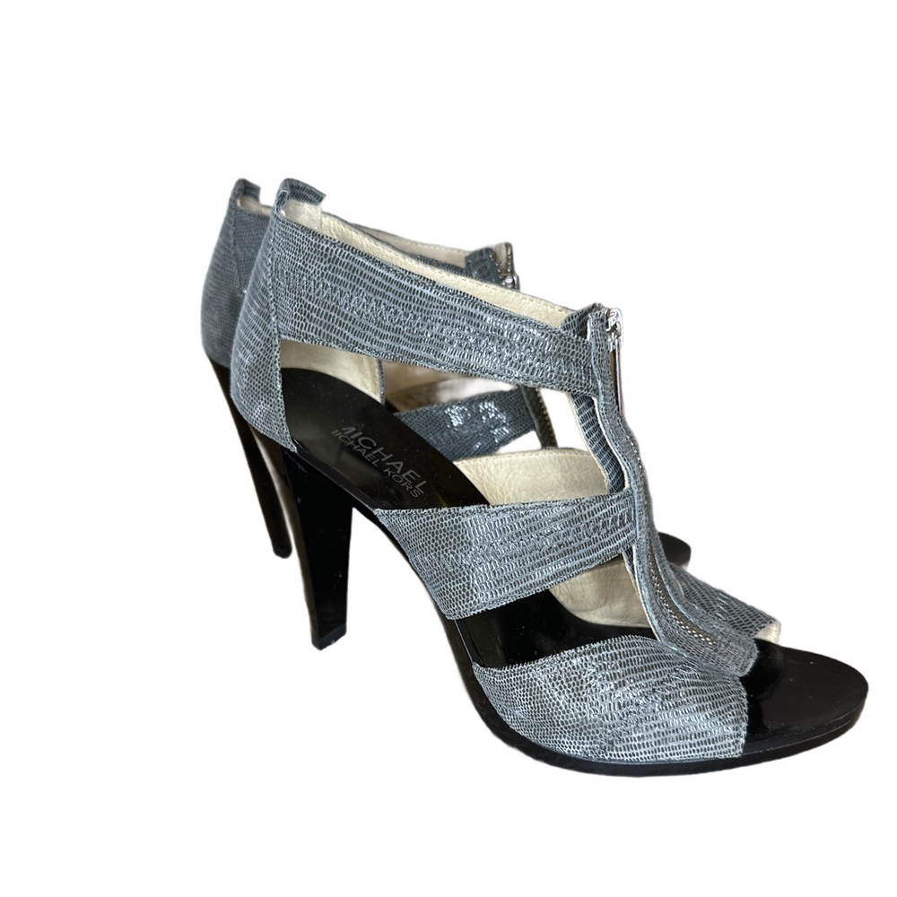 Michael Kors Berkley T-Strap Zipper Platform